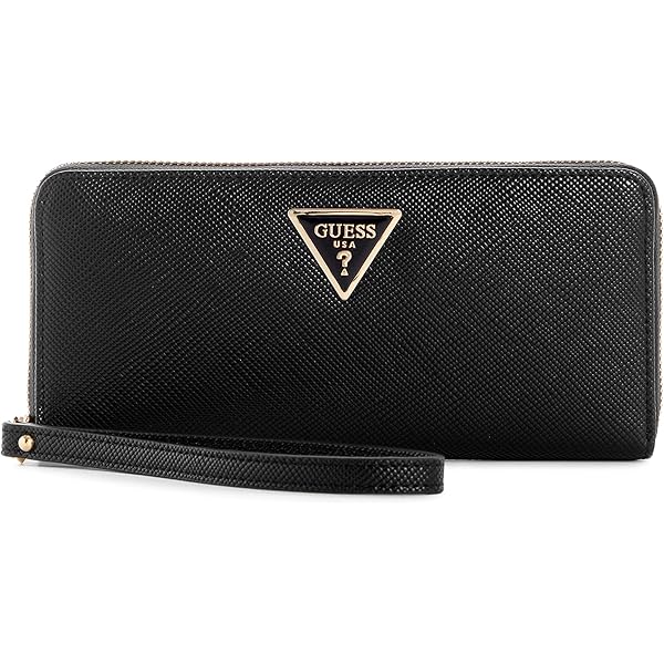 Amazon.com: GUESS Talent Zip Around Card Case, Black : Clothing